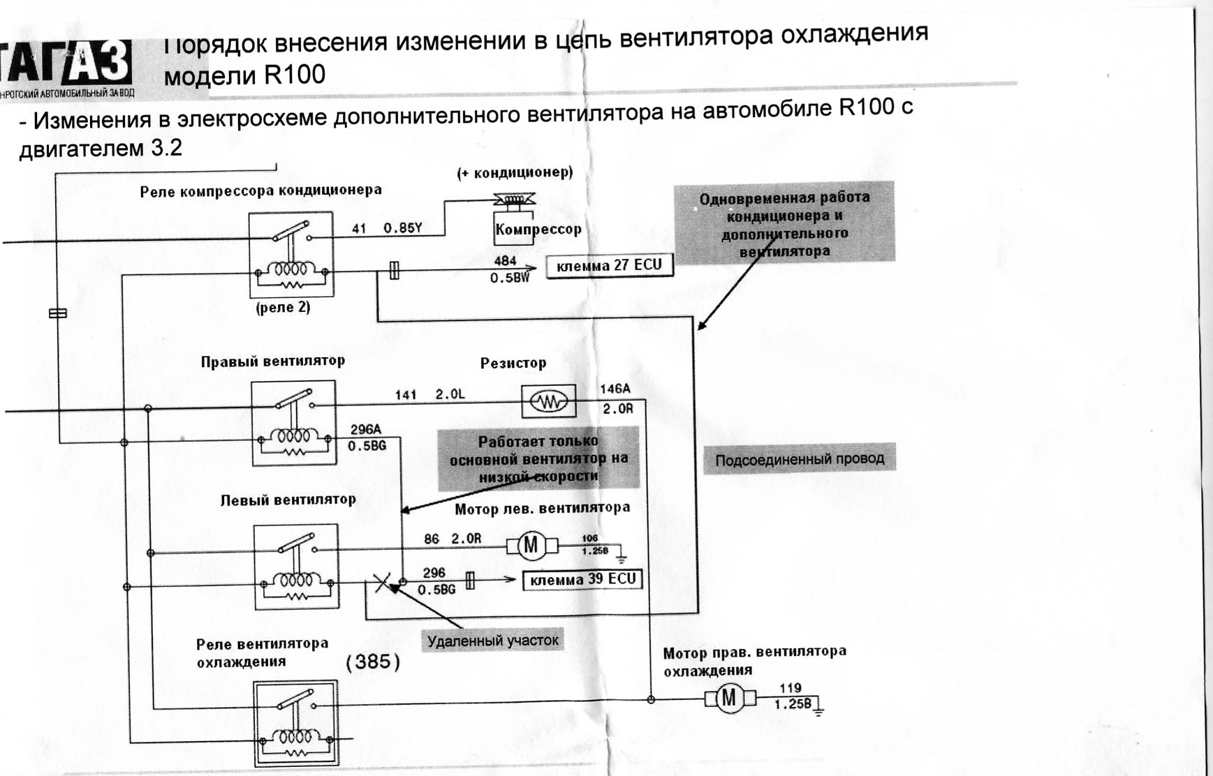 Тагаз тагер схема электрооборудования