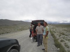 сразу за Кош-Агачем не далеко от первого пограничного поста