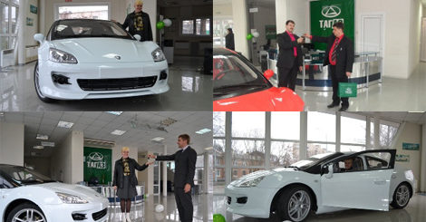 «Таганрогский автомобильный завод» успешно передал новым хозяевам ключи от двух дебютных серийных экземпляров своего «четырёхдверного купе» Aquila.