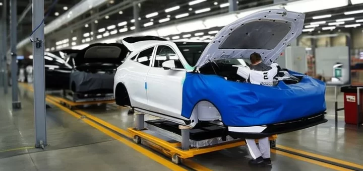 Evolute электромобили на заводе