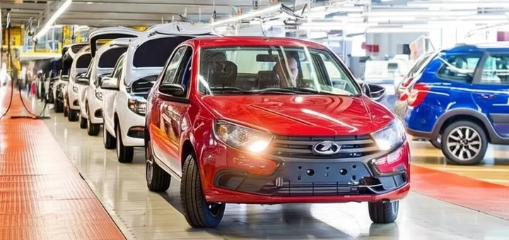 График, иллюстрирующий разницу между заявленной и реальной локализацией LADA Granta