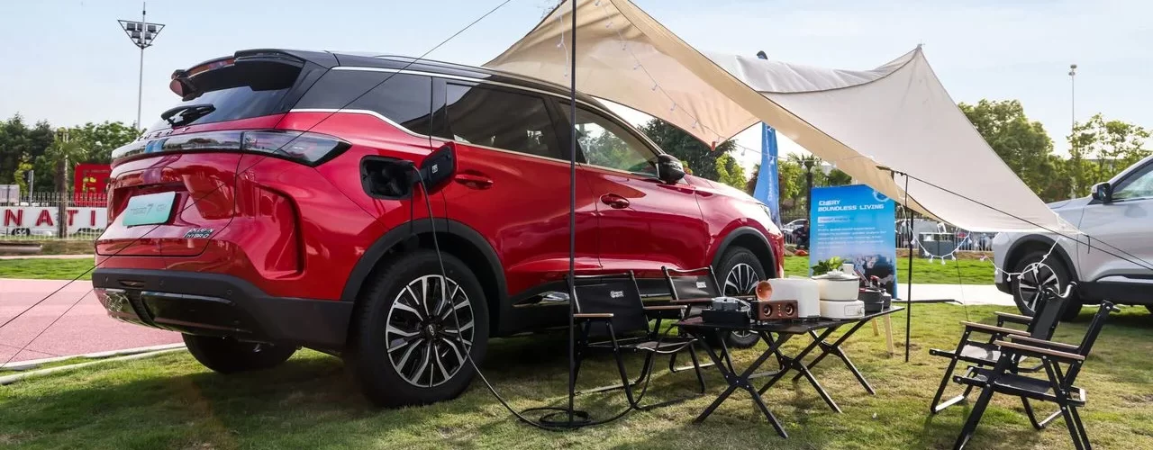 Изображение новой гибридной платформы Chery Super Hybrid