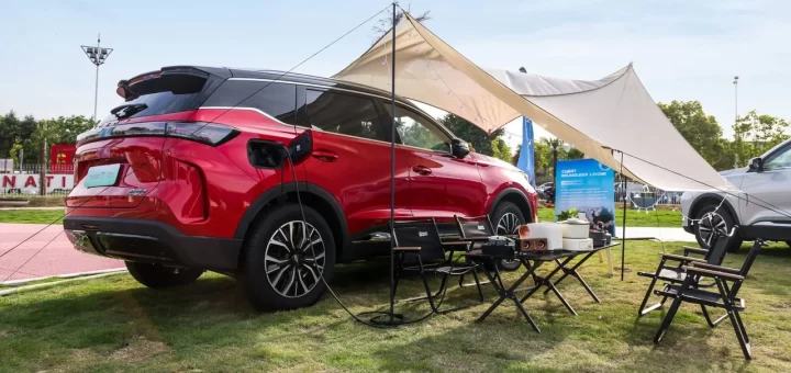 Изображение новой гибридной платформы Chery Super Hybrid