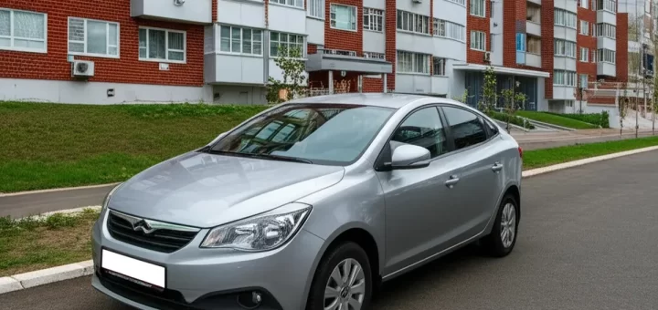 График, показывающий снижение среднего размера автокредита в России.