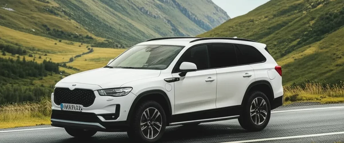 Изображение автомобиля, идеально подходящего для путешествий по России