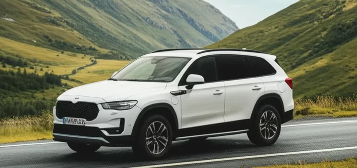 Изображение автомобиля, идеально подходящего для путешествий по России