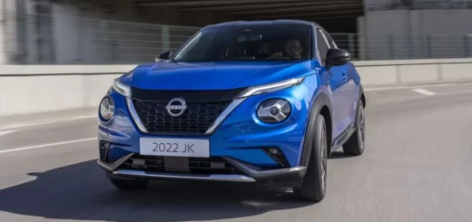 Nissan Juke ярко-красный и желтый