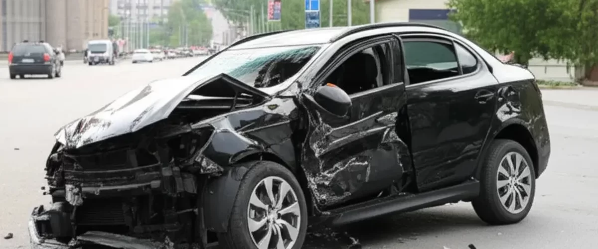 Фотография разбитого автомобиля