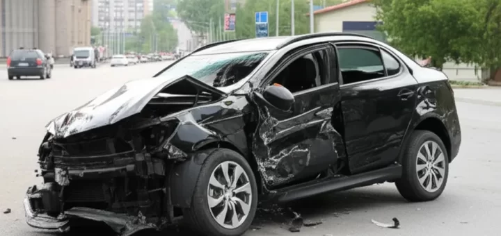 Фотография разбитого автомобиля