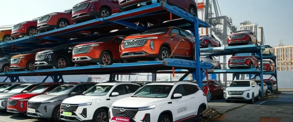 График роста экспорта автомобилей Chery