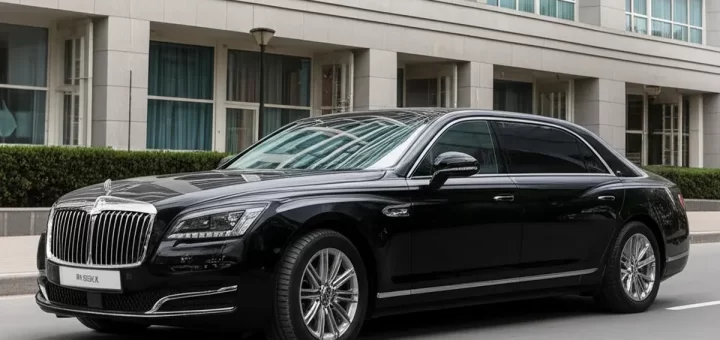 Бронированный Aurus Komendant на гражданской регистрации