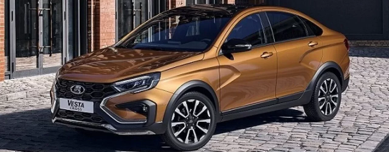 Изображение LADA Vesta с кнопкой запуска двигателя