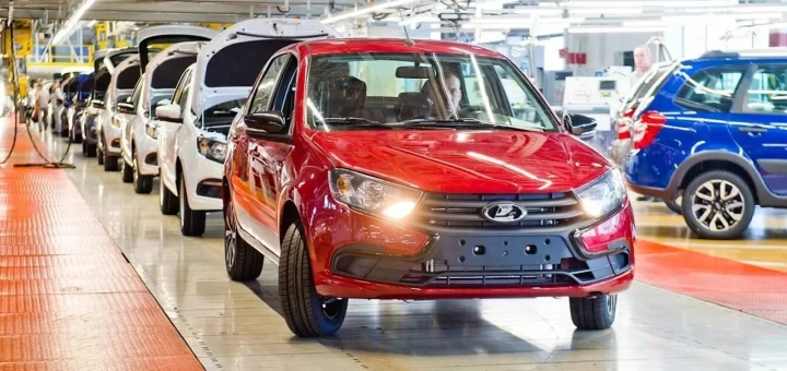 График производства LADA Granta