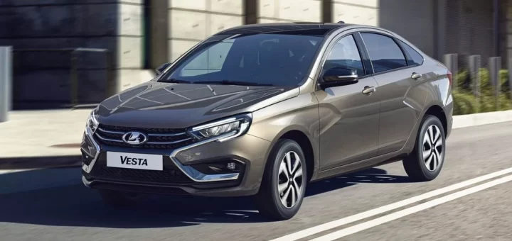 Изображение обновленной LADA Vesta