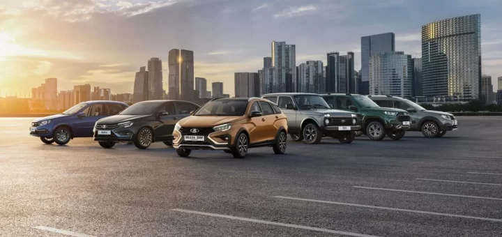 График роста цен на автомобили LADA с 2021 года.