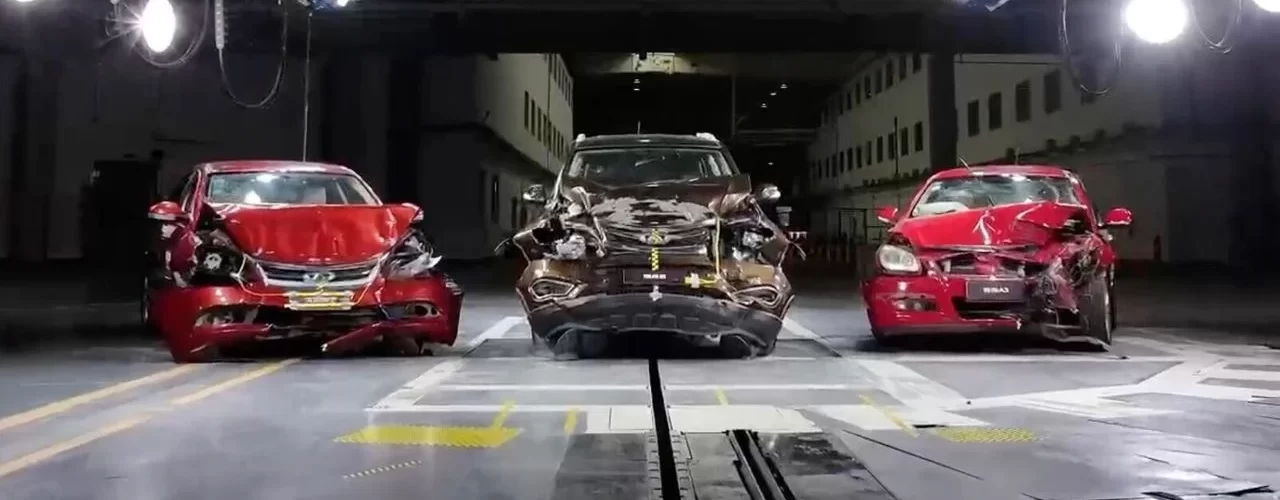 Десятилетние автомобили Chery проходят краш-тесты