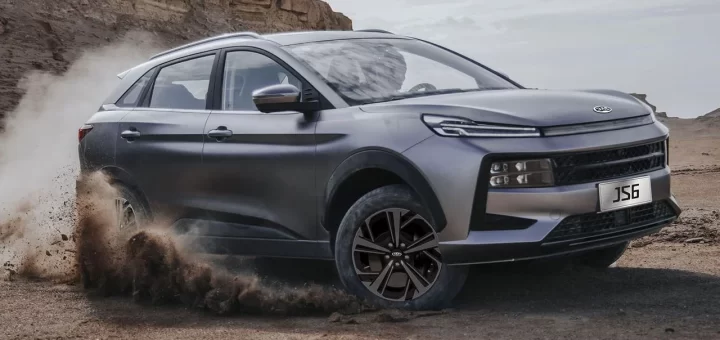 JAC JS6 - стильный кроссовер