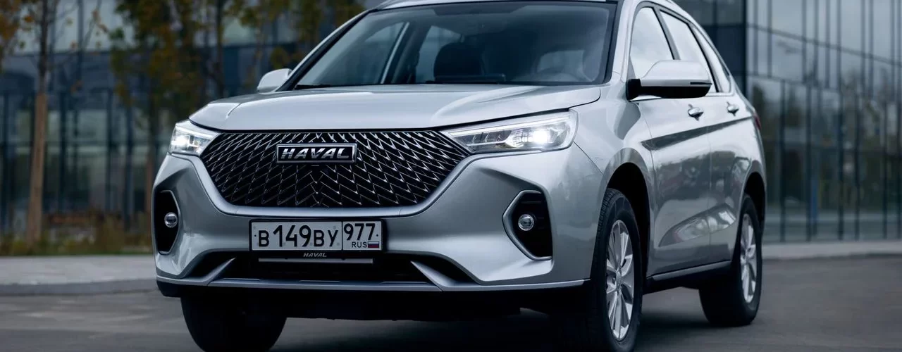 Первый окрашенный кузов Haval M6 на заводе в Калуге