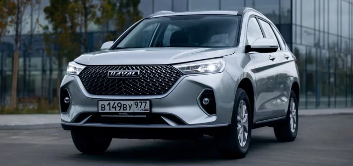 Первый окрашенный кузов Haval M6 на заводе в Калуге