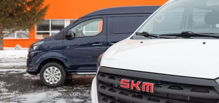 Прототип фургона SKM на испытаниях