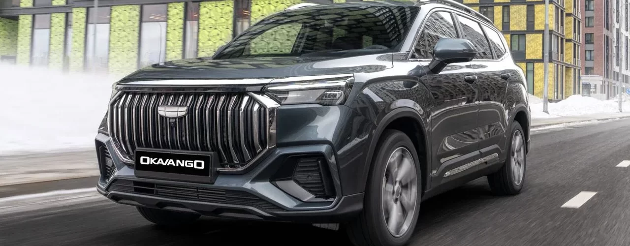 Geely Okavango на белорусской дороге