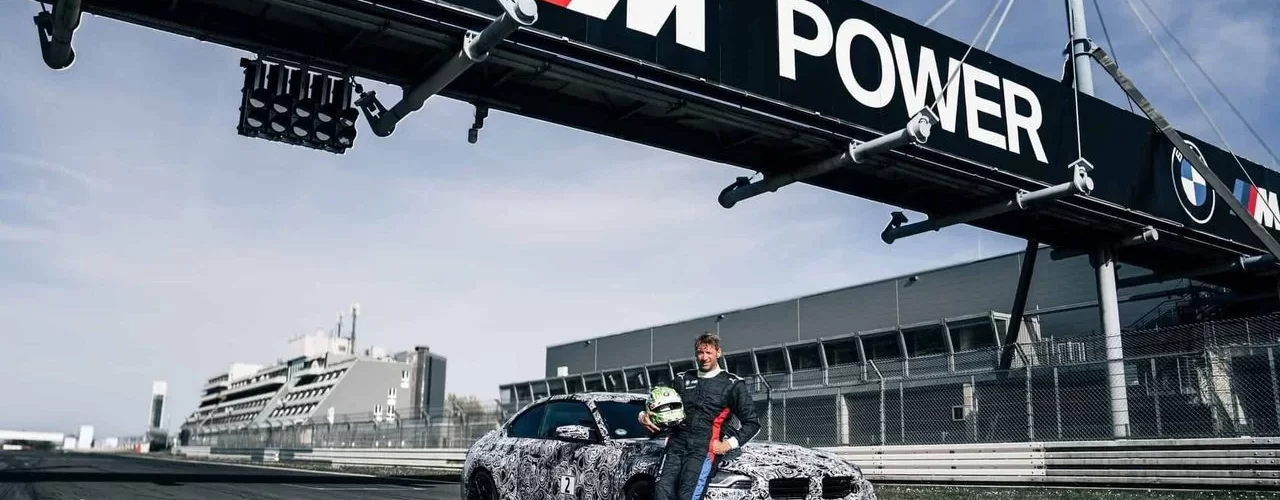 BMW M2 CS на гоночной трассе