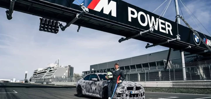 BMW M2 CS на гоночной трассе