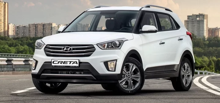 Фотография различных моделей кроссоверов