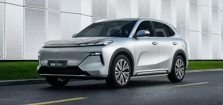 Новый гибридный кроссовер Geely Galaxy Starship 7 EM-i