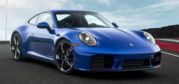Эксклюзивная модель Porsche 911 Club Coupe синего цвета
