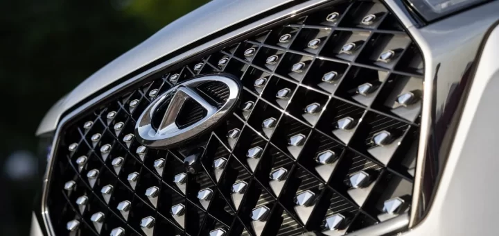 Диаграмма, показывающая продажи бензиновых автомобилей различных китайских брендов