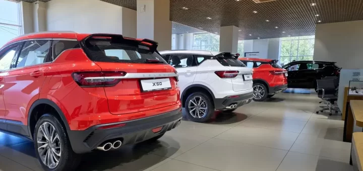 График роста продаж автомобилей в России