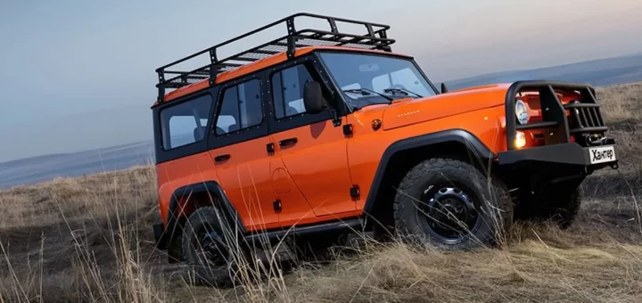 Статистический график падения продаж автомобилей УАЗ