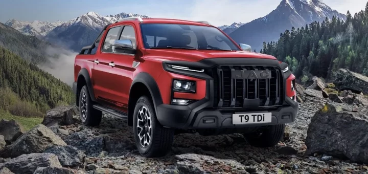 Новый дизельный пикап JAC T9