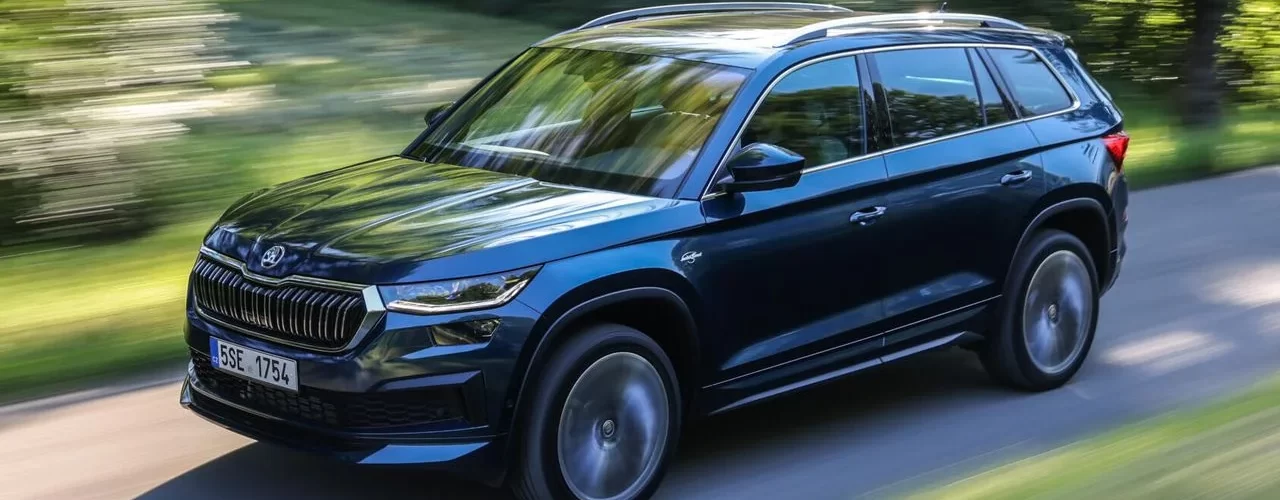 Skoda Kodiaq на дороге