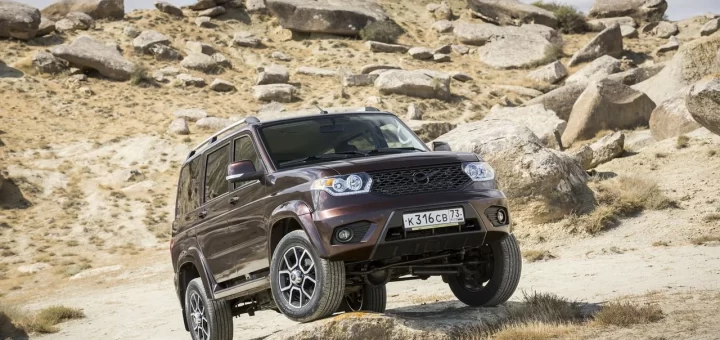 УАЗ Патриот на бездорожье