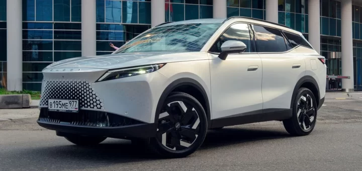 Omoda C7 на конвейере калининградского завода Автотор