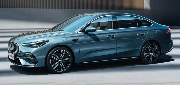 Новый Geely Galaxy Starshine 6 EM-i - элегантный седан с большими экранами в салоне