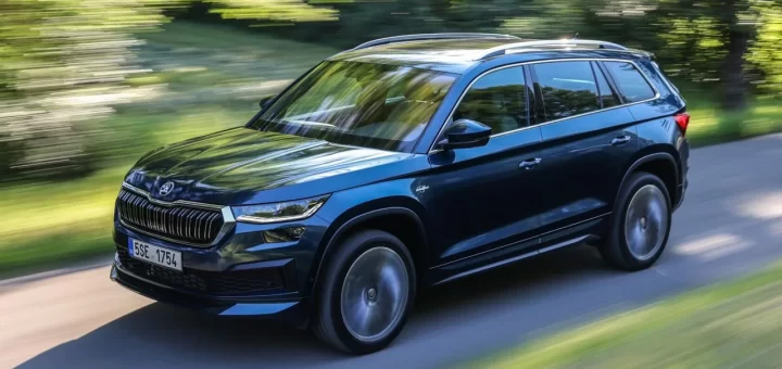 Skoda Kodiaq на дороге