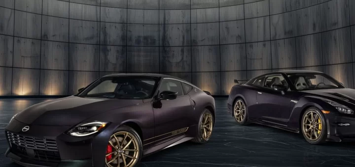Nissan Z Heritage Edition 2026: темно-фиолетовый кузов, бронзовые диски