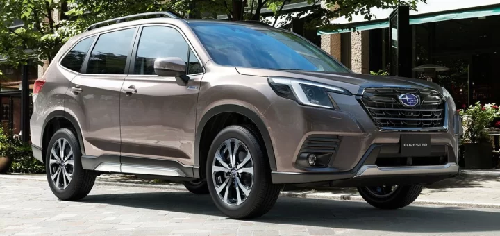 Subaru Forester на дороге
