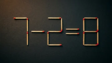 Загадка со спичками: сможете ли вы решить уравнение 7 — 2 = 8, переместив всего одну спичку?