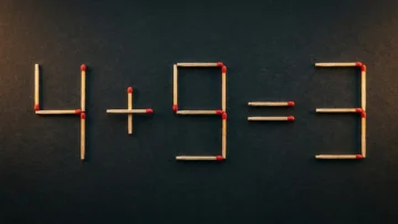 Загадка со спичками: как исправить 4 + 9 = 3, переместив всего одну спичку?