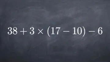 Математическая ловушка: решите пример 38 + 3 × (17 − 10) − 6 без калькулятора