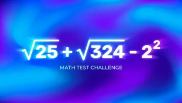 √25 + √324 — 2²: Сможете решить этот пример на устный счёт?