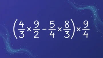 (4/3×9/2-5/4×8/3)×9/4