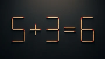 Загадка со спичками: Переместите одну, чтобы 5 + 3 = 6 стало верным