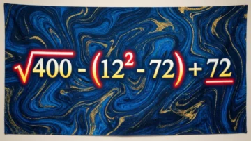 √400 — (12² — 72) + 72: проверьте, как помните порядок действий!