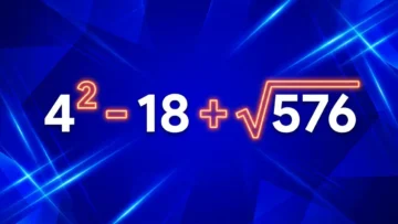 4² — 18 + √576: сможете решить этот пример в уме без ошибок?