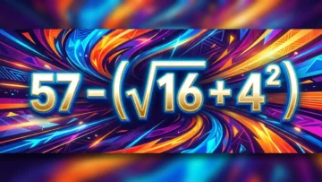 57 — (√16 + 4²): сможете решить этот пример в уме без ошибки?